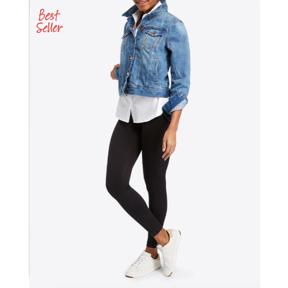 SPANX NWT Look at me Now Seamless Leggings in Black // XS - Picture 1 of 8